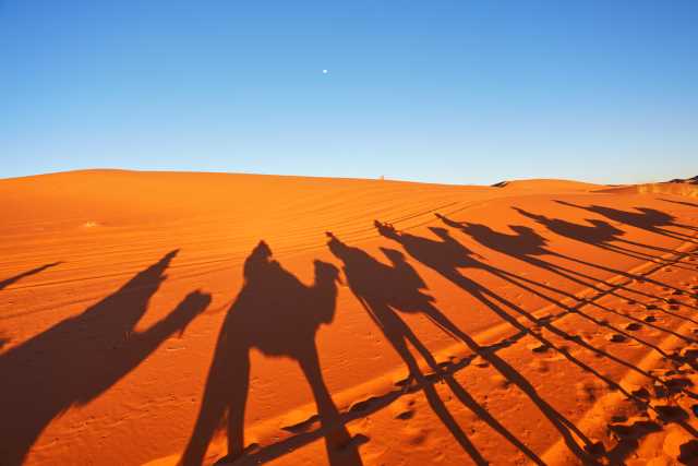サハラ砂漠　モロッコ