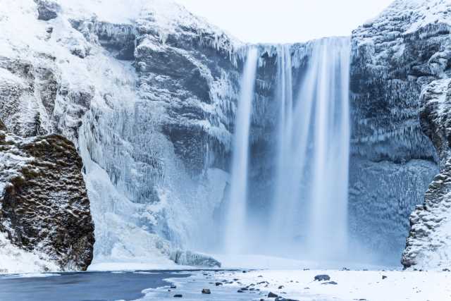 南アイスランド　滝
